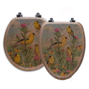 Golden Glories Song Bird Toilet Seats