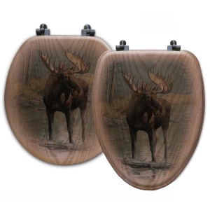 Quiet Water Moose Toilet Seats