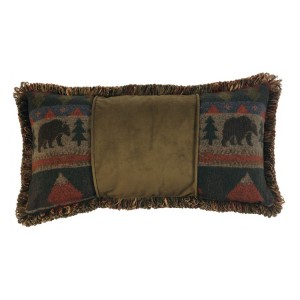 Cabin Bear Rectangle Pillow
