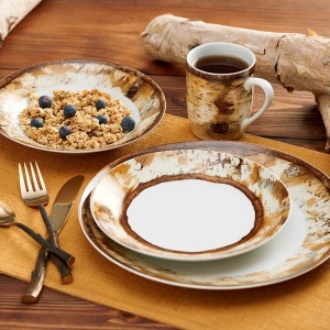 Hardwood Forest 16 Pcs Dinnerware