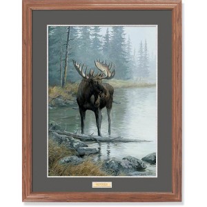 Quiet Water-Moose Print