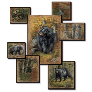 Black Bear Collage Wall Art -DISCONTINUED