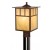 Mission 9″ Outdoor Post Light Burnished Bronze