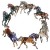 Circle of Horses Metal Wall Art -DISCONTINUED