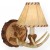 Lodge Antler Single Wall Lamp