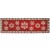 Falling Flakes on Holly Wool Runner 30" x 8' -DISCONTINUED