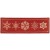 Falling Flakes Hand-Hooked Wool Runner 30" x 8'
