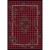 Red Wooded Pines Area Rugs