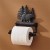 Cast Black Bear Toilet Paper Holder