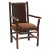Hickory Upholstered Arm Chair
