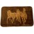 3 Horse Kitchen/Bath Rug 