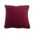 Red Cable Knit Pillow