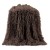 Brown Mongolian Faux Fur Throw