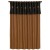 Laredo Shower Curtain-Chocolate