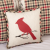 Hollis Cardinal Pillow 12" x 12"