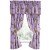 Lavender Camo Drape and Valance