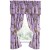 Lavender Camo Drape and Valance