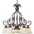 Bronze Manor 5 Down Light Chandelier