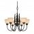 Yosemite Pine Tree 6 Light Chandelier 