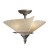 Capri Leaf Semi Flush Ceiling Light 