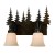 Yosemite Pine Tree Double Vanity Light