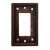 Faux Leather Resin Single GFI Switch Cover