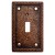 Faux Leather Single Toggle Switch Plate