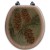 Pine Cone Toilet Seat-Round