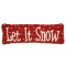 Let it Snow Lumbar Hooked Wool Pillow 8