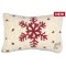 Red Flake 8" x 12" pillow