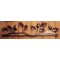 Silhouette Pine Cone Towel Bar - 24 Inch