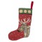 Reindeer Wool Stocking 9 x 20