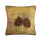 Wood Patch -Pinecone Pillow