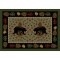 Patchwork Bear 3x4 Rug - Green