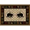Patchwork Bear Rug - Natural 3x4