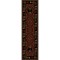 Patchwork Bear Runner - Red