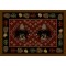 Patchwork Bear 3 x 4 Rug - Red