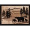 Mountain Shadow Bear Rug 3x4