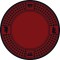 Bear Refuge on Red Area Rugs