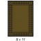 Pine Cone Refuge on Green Area Rugs