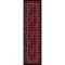 Red Wooded Pines Runner