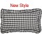 Annie Black Buffalo Check Standard Sham -New Style