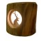 Aspen Log Elk Night Light