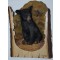 Brooding Bear Original and Signed Carving 16.5 x 21