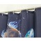 Bear Catch Shower Curtain with 12 Hooks