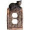 Black Bear on Bark Outlet Plate -DISCONTINUED