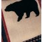 Wildlife Black Prints Waffle Kitchen Towels