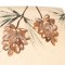 Pine Cone Crown Lamp Shade - 12 Inch