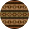 Moccasin Round Rug