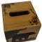 Black Bear Square Tissue Box Cover